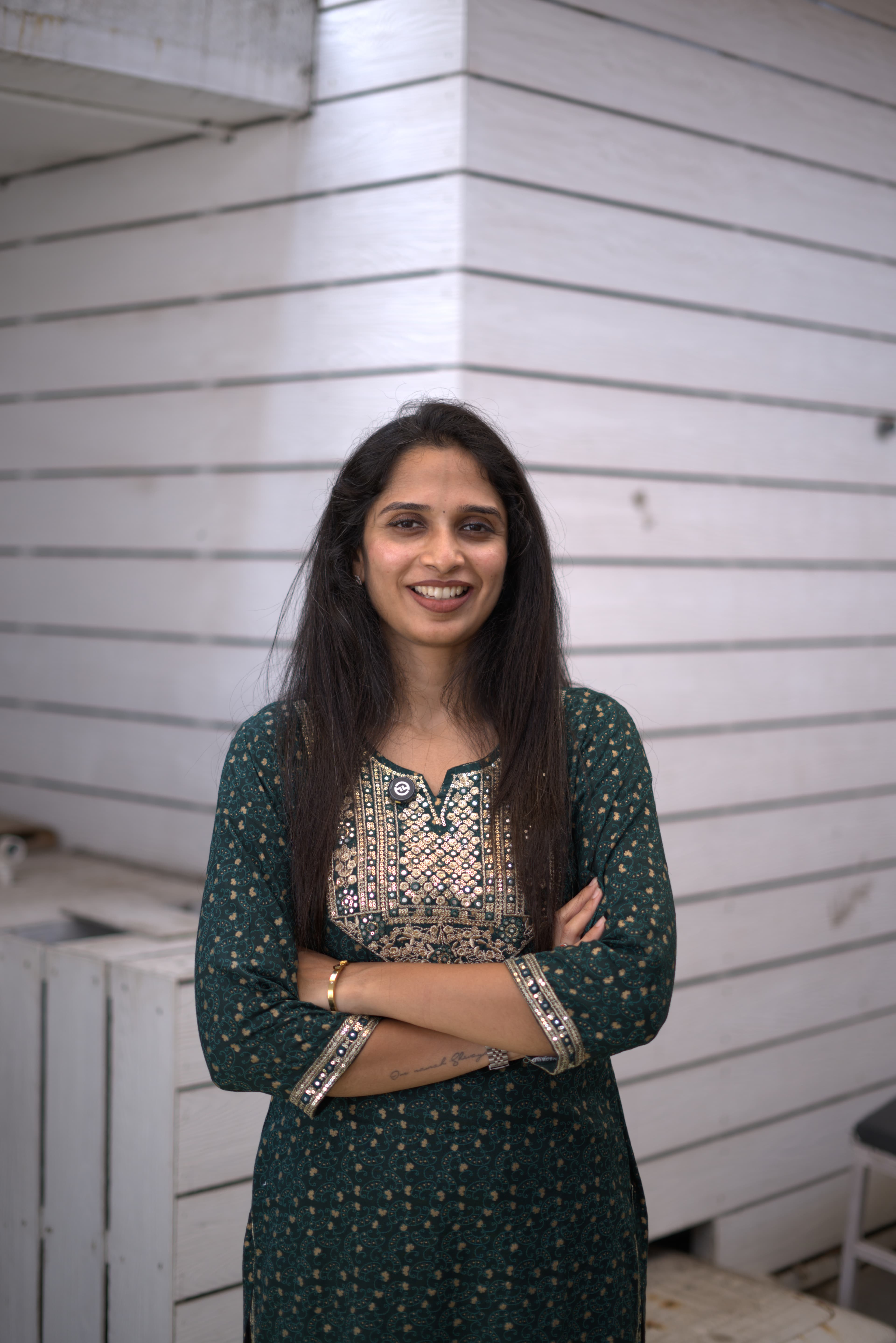 Founder portrait — Dr. Santoshi Nandigam